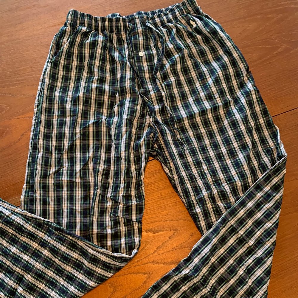 Plaid Polo by Ralph Lauren Pajamas Sz M
